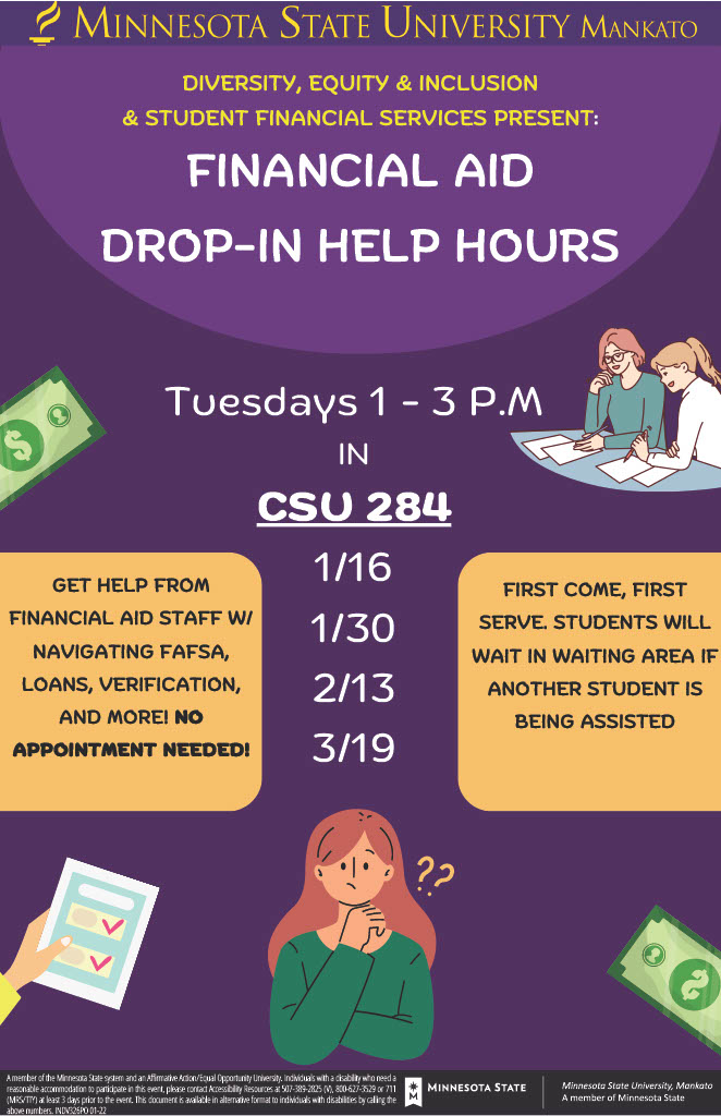 a poster for a help desk