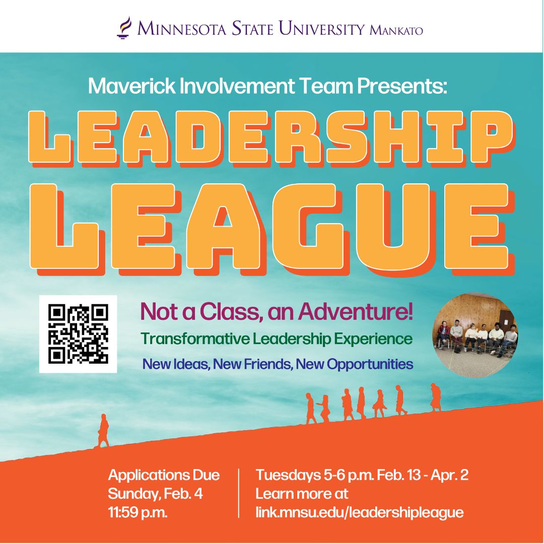 a poster for a leadership league