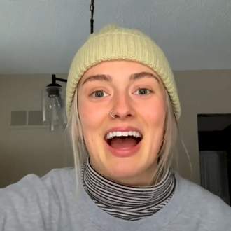 Screenshot of an Interdisciplinary Studies student talking during a Zoom meeting