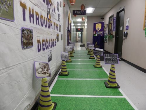 Picture of Office Decorating with football Field