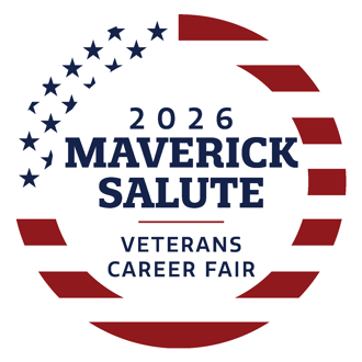 The 2026 Maverick Salute Veterans Career Fair logo