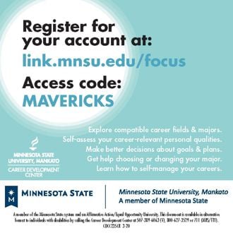 Back Focus card with register for Focus assessment and access code: Mavericks