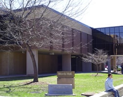 Exterior of Morris Hall at Minnesota State University, Mankato