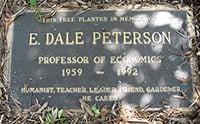E.Dale Peterson dimensional sign