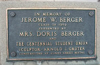 Jerome W. Berger dimensional sign