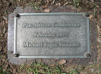 Pan African Conference dimensional sign
