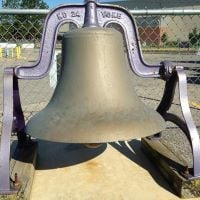 The Victory Bell at Blakeslee Stadium is used by the Mavericks Football team after every victory game