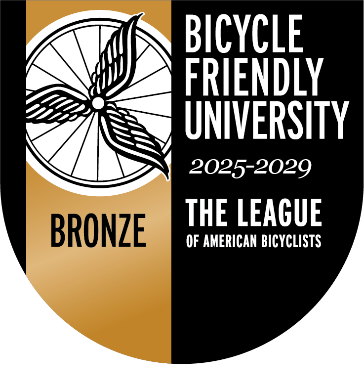 Business Friendly University Bronze Award Level 2025-2029 by The League of American Bicyclists