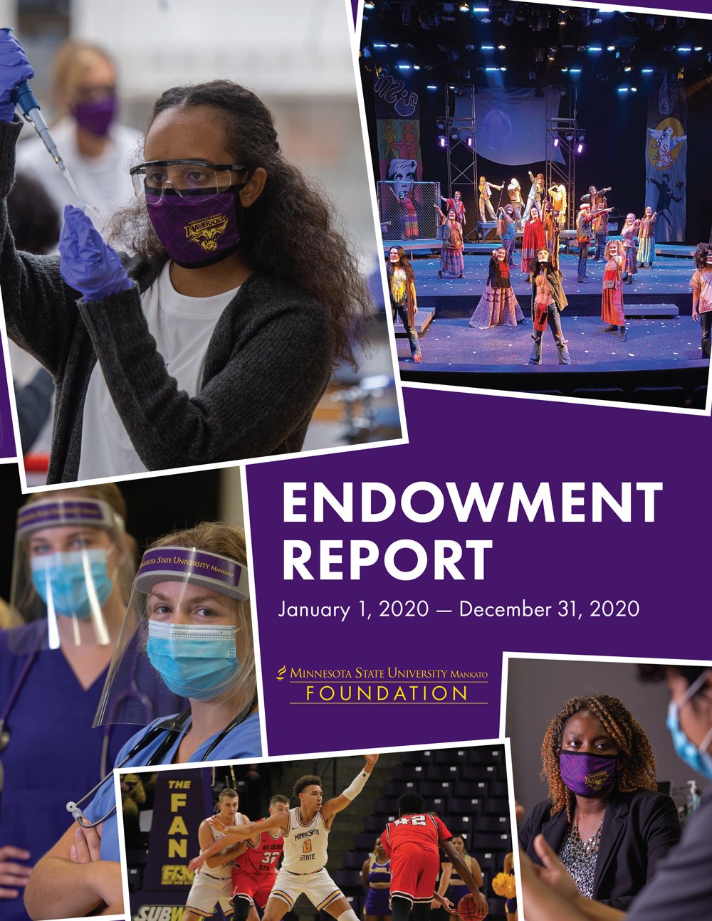 Cover of 2019 endowment report