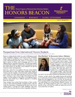 The Honors Beacon Spring 2016 Newsletter Cover