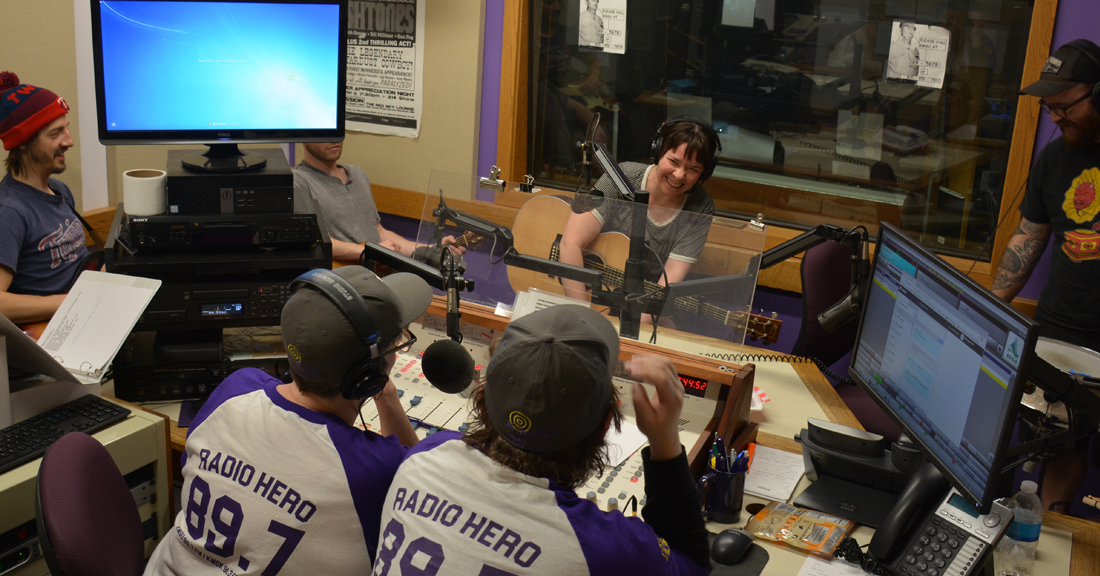 Bee Balm Fields in the KMSU studios
