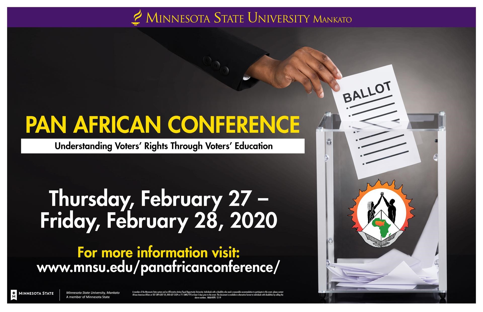 Feb. 2728 44th Annual Pan African Conference Minnesota State